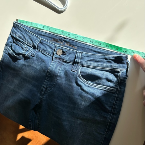 MAVI, “Alexa” Skinny Jeans, Frayed Hem, Blue Wash, Sz 10?/12? - Picture 8 of 11